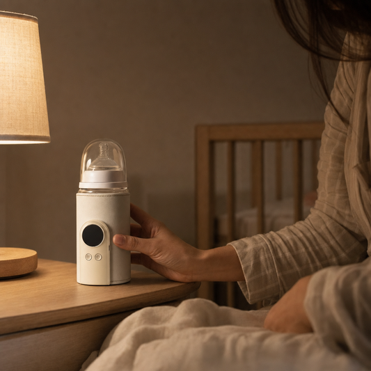 The Bottle Warmer in use