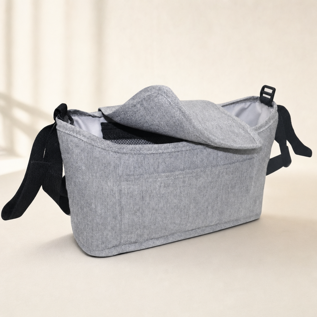 The Stroller Caddy — Grey