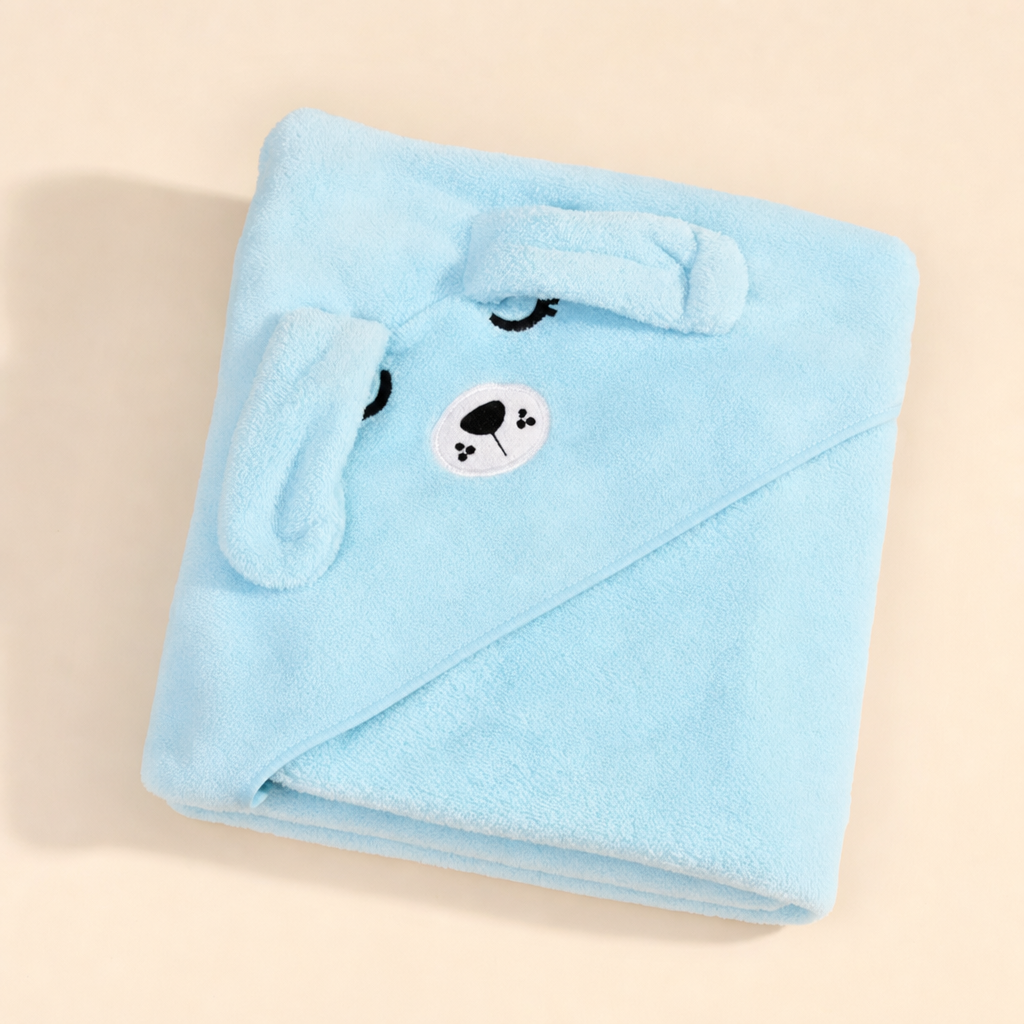 The Soft Wrap Towel — Blue