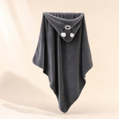 The Soft Wrap Towel — Grey