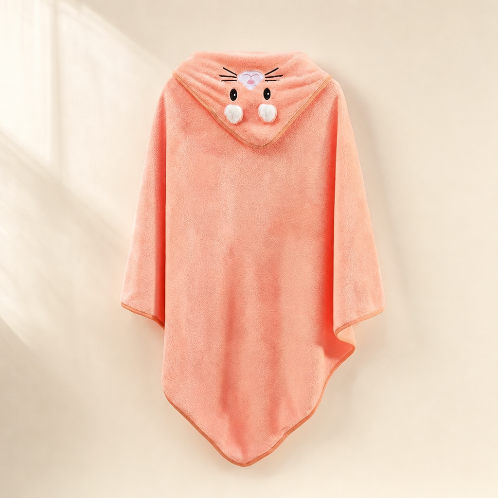 The Soft Wrap Towel — peach