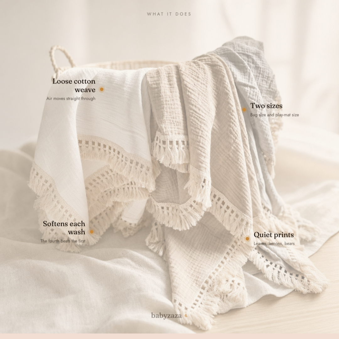 The Muslin Cover — how it works
