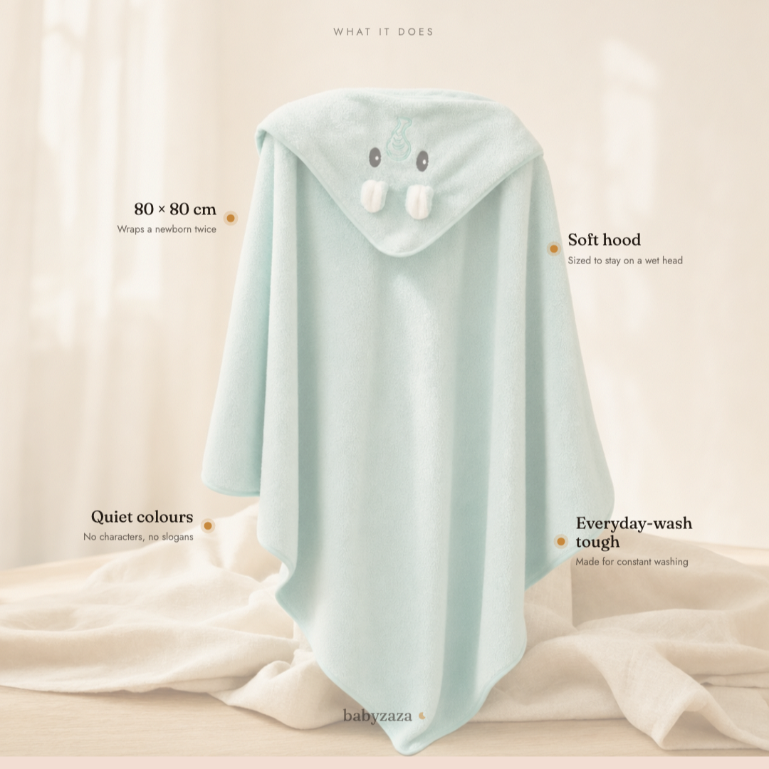 The Soft Wrap Towel — how it works