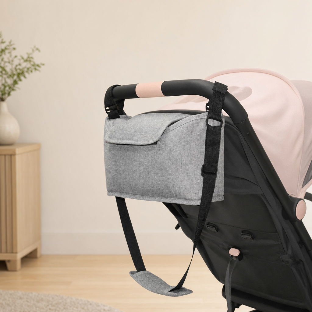 Because both your hands are on the pram